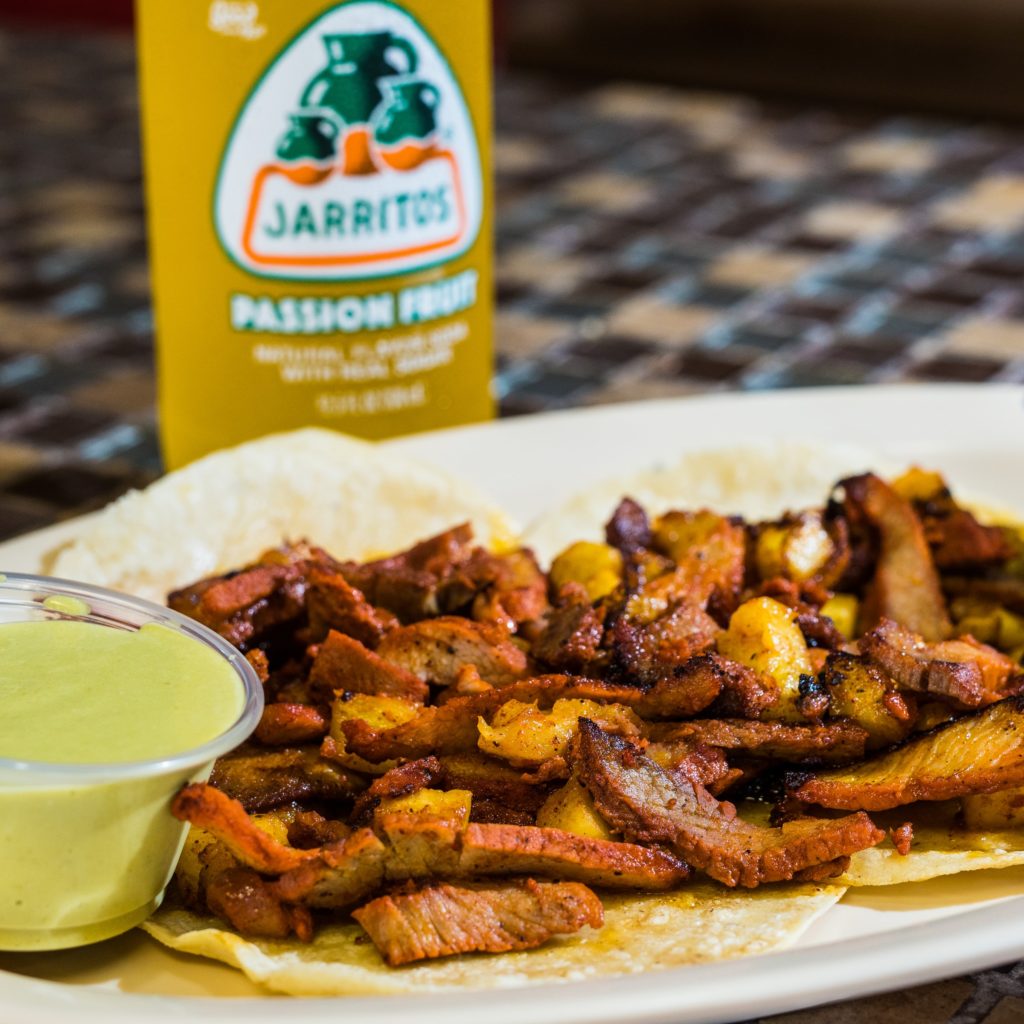 Al pastor at a Mexican Restaurant